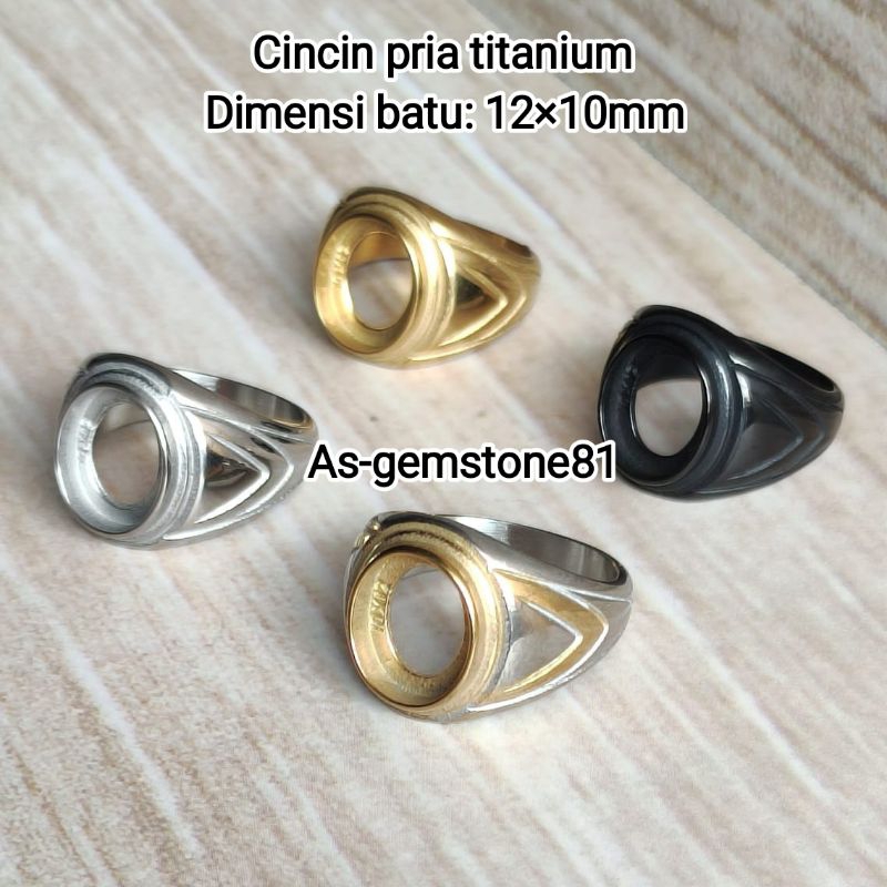Jual Emban Ring Cincin[titanium]A9 12*10 | Shopee Indonesia