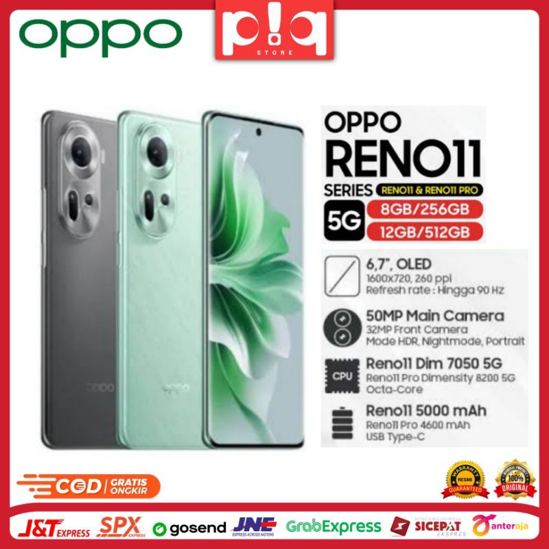 Jual OPPO Reno 11 5G Ram 8+8/256 GB (NEW) | Shopee Indonesia
