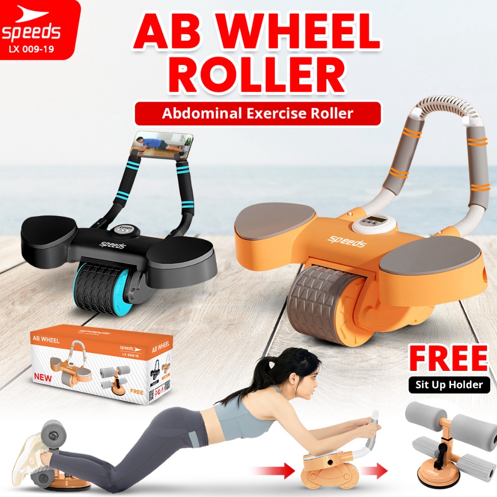 Jual Kode X16c Speeds Ab Roller Wheels Plank Trainer Abdominal Core