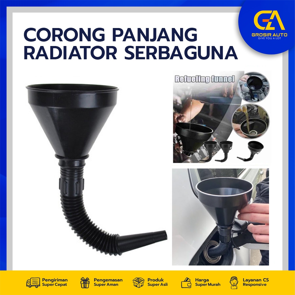 Jual Corong Panjang Radiator Mobil Air Wiper Oli Bensin Tebal Serbaguna Shopee Indonesia