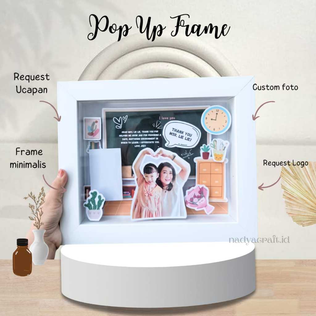 Jual POP UP FRAME - Kado Kenang-kenangan sekolah - Farewell