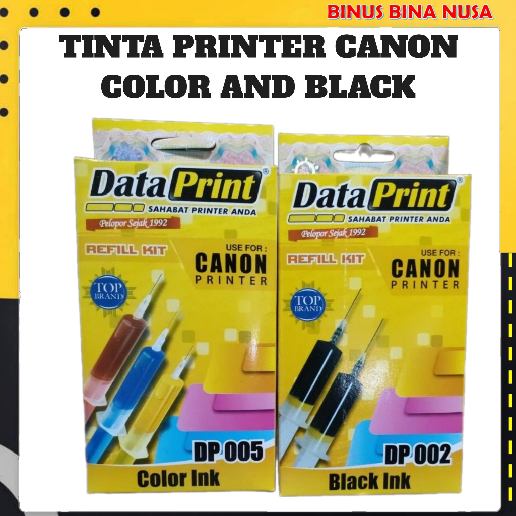 Jual DATAPRINT DP 40 - DP 41 Tinta Suntik Refill Untuk Printer CANON ...