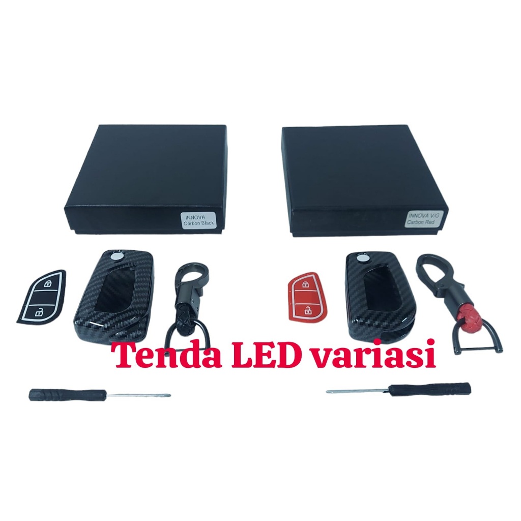 Jual Casing Remote Kunci Mobil Carbon toyota INNOVA REBORN V/G | Shopee ...