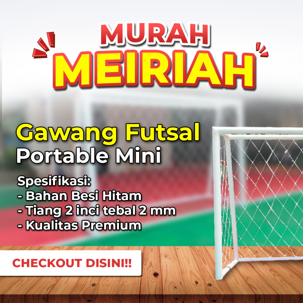 Jual Gawang Futsal Mini Murah Portable Lipat untuk Anak SD | Shopee ...