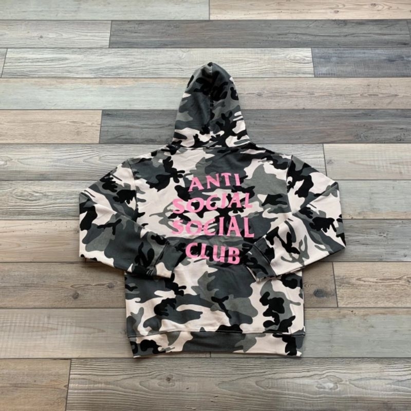 Anti social social club snow camo hoodie hotsell