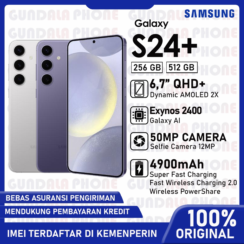 Jual Samsung Galaxy S24+ Galaxy AI Garansi Resmi | Shopee Indonesia