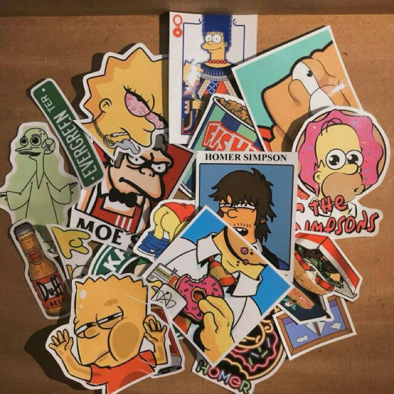 Jual Simpson Sticker Pack A5 (20pcs) | Shopee Indonesia
