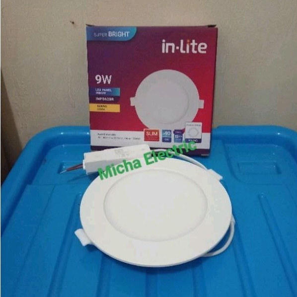 Jual INLITE Downlight Slim LED 6w 9w 12w 18w Inbow/ LED Panel Inlite ...