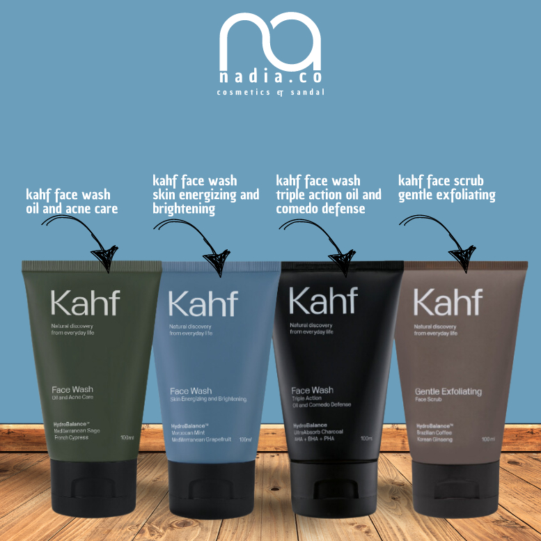 Jual Kahf Face Wash & Face Scrub Sabun wajah pria Shopee Indonesia