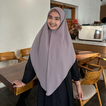Hijab Syar’I Segi Empat Oval Polycotton Size 120 130 140