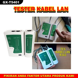 Jual ALAT TESTER LAN DAN RJ11 + BATERAI T5401 ALAT TESTER KABEL LAN ...