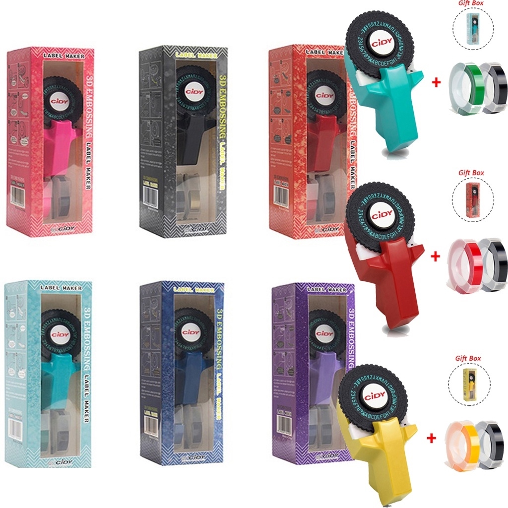 Jual LABEL MAKER CIDY C101 2Rolls GRATIS TAPE（9mm*3m）- Alat pembuat ...