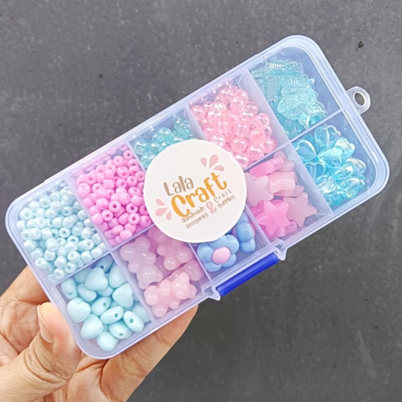 Jual Paket DIY meronce manik / manik box cantik | Shopee Indonesia