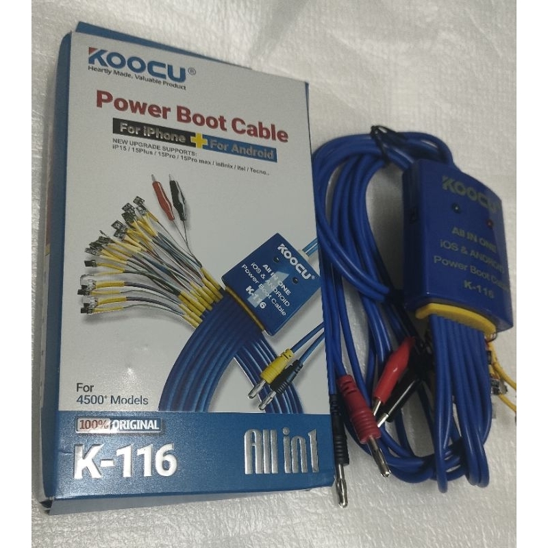Jual KOOCU K-116 POWER BOOT CABLE ALL IN1 FOR IPHONE FOR ANDROID ...