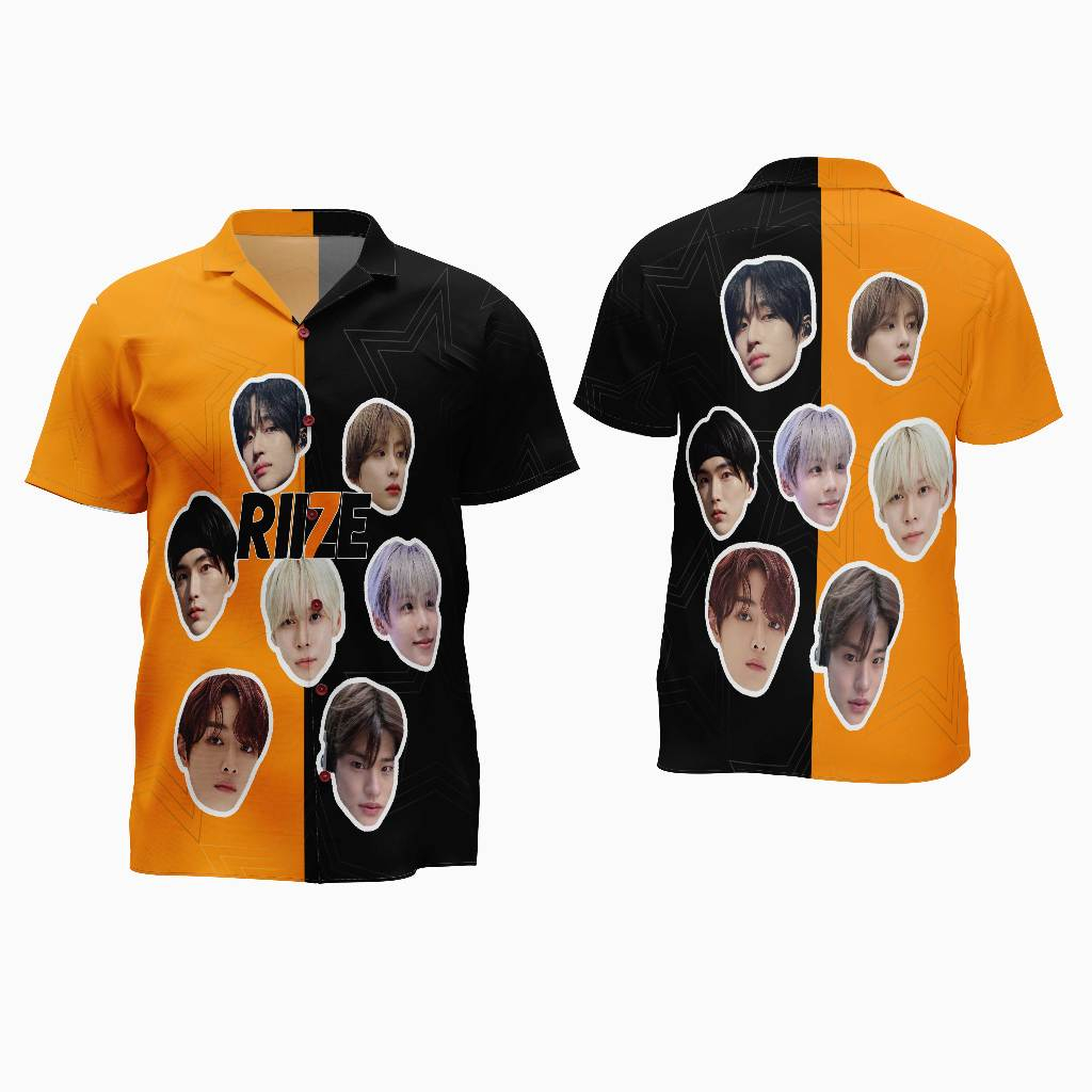 Jual Baju Kemeja Dewasa Kpop Riize Vintage Editon Fanmade Briize Custom ...