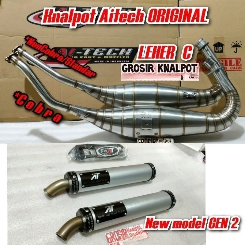 Jual Knalpot Aitech ai tech Stainles ORIGINAL Type X1 X 1 leher C New ...