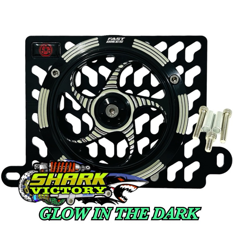 Jual Spinner radiator FULL CNC GLOW IN THE DARK PNP VARIO 125/150 PCX ...
