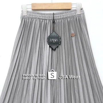 Rok Plisket Polos RANIA ZR JSA Asli Premium Mayung