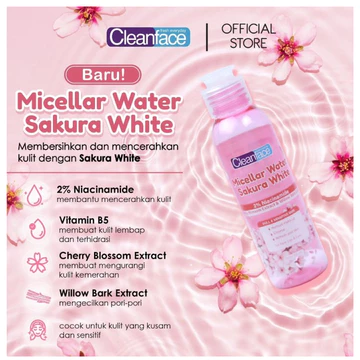 Purbasari Clean Face Micellar Water 250Ml Normal Skin Oily Skin