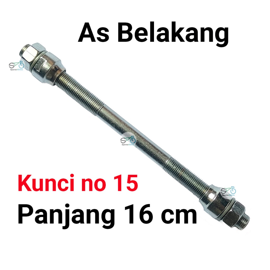 Jual As Roda Belakang Sepeda Anak Dewasa BMX Mini Jengki Onta Besi Krom ...