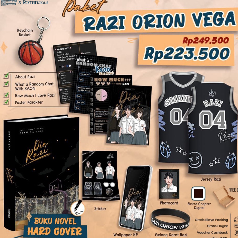 Jual Baru Kejutan Novel Dia Razi Nurwina Sari Romancious Gratis Biaya ...
