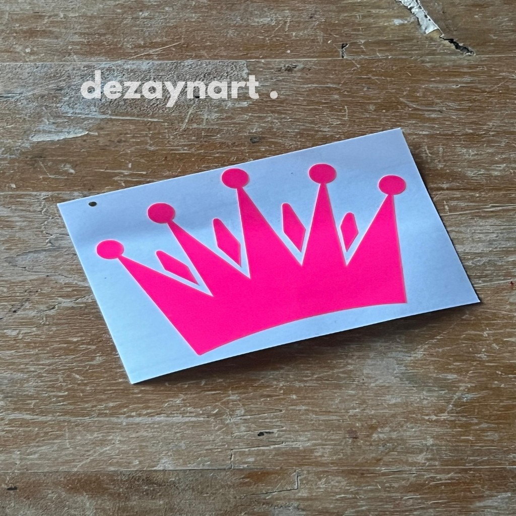 Jual Sticker Bentuk Mahkota Cantik Bisa Custom | Shopee Indonesia