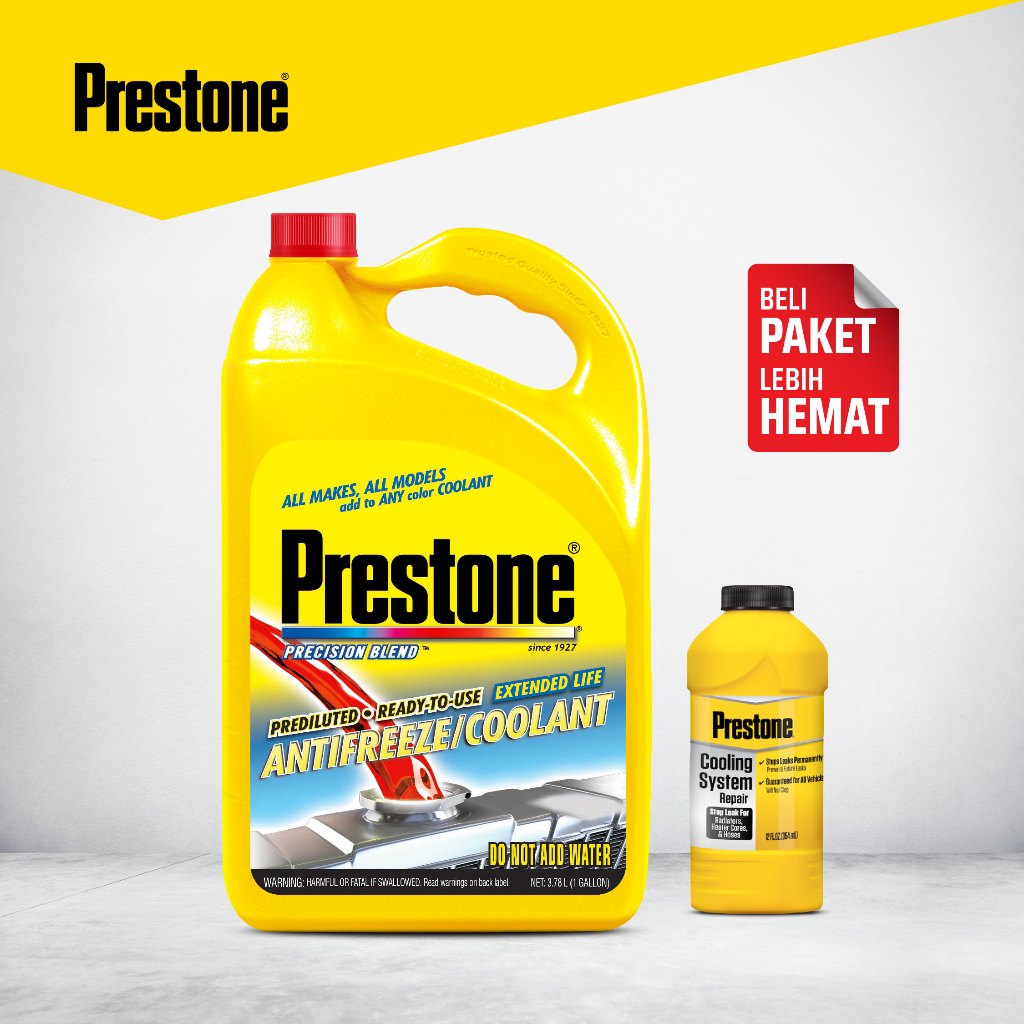 Jual Prestone - {Bundle} 33% Radiator Ready To Use Pink 3.78L ...
