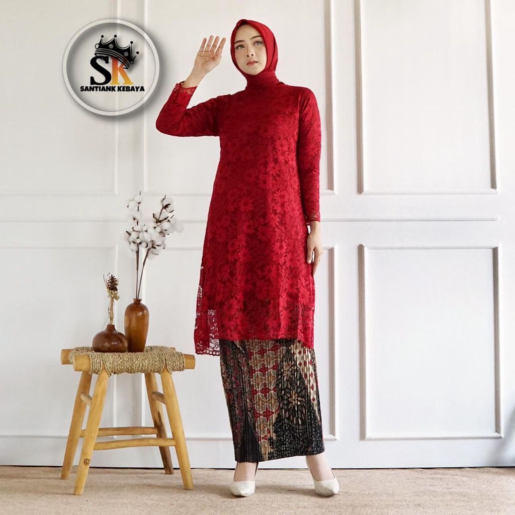 Jual GOKIL _ KEBAYA ATASAN kebaya tunik burkat - kebaya tunik jumbo ...