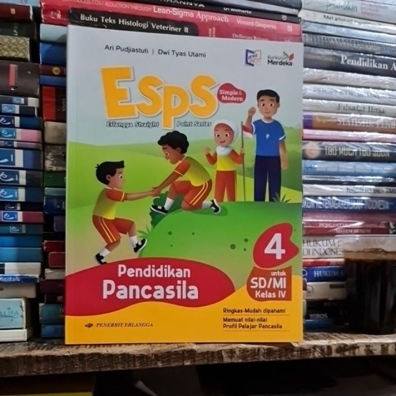 Jual Esps pendidikan pancasila kelas 4 SD KURIKULUM MERDEKA BY ERLANGGA ...