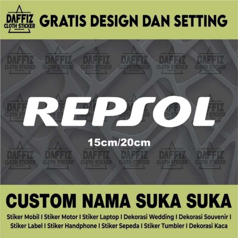 Jual STICKER CUTTING REPSOL | STICKER CUTTING CUSTOM | Shopee Indonesia