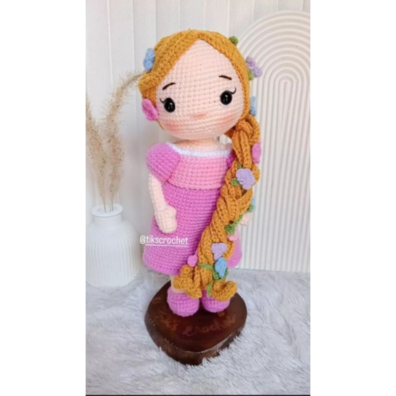 Jual Boneka rajut Rapunzel | Shopee Indonesia