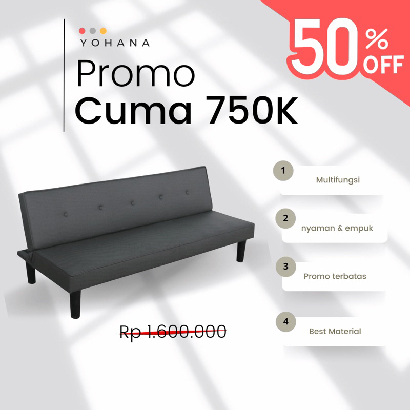 Jual Sofabed Minimalis Sofa Tidur Shopee Indonesia