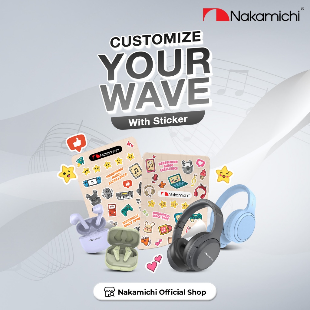 Jual GWP - Nakamichi Sticker TWS Headphone Speaker | Shopee Indonesia