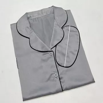 HP Baju Tidur Pendek Satin Ld 104 110 120 130 140 Piyama Saten Standar Jumbo Super Jumbo Bigsize