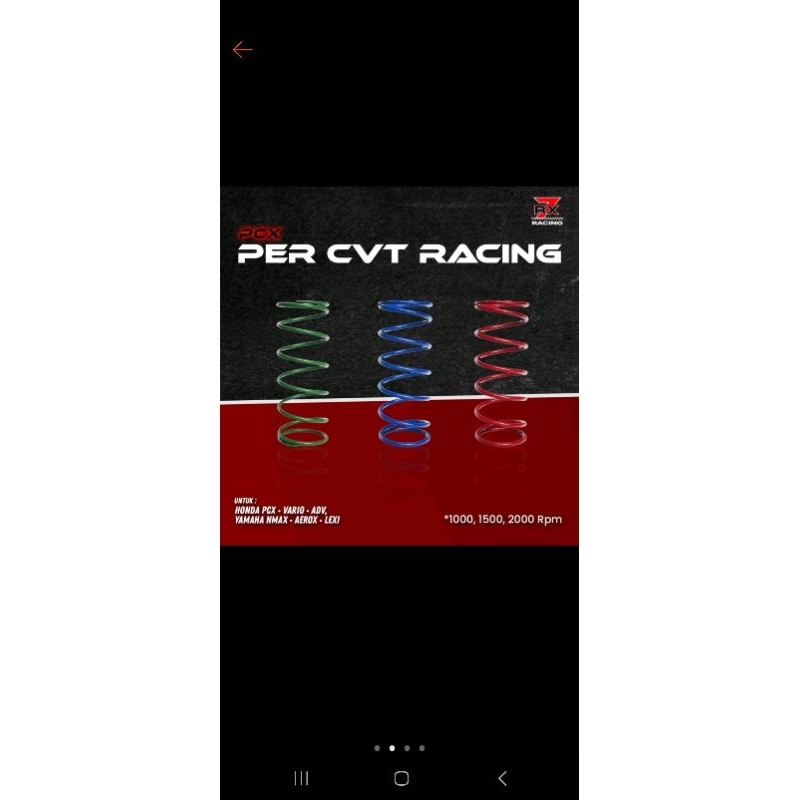 Jual per cvt rx7 racing 1000rpm vario pcx nmax (BEKAS) | Shopee Indonesia