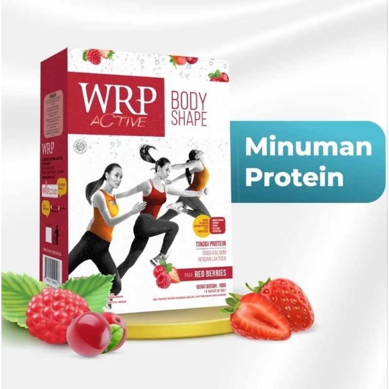 Jual WRP Body Shape Red Berries 180g - Tinggi Protein & Kalsium | Susu ...