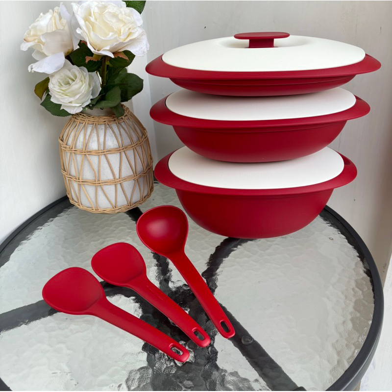 Jual wadah sayur tupperware (blossom collection tupperware) | Shopee ...