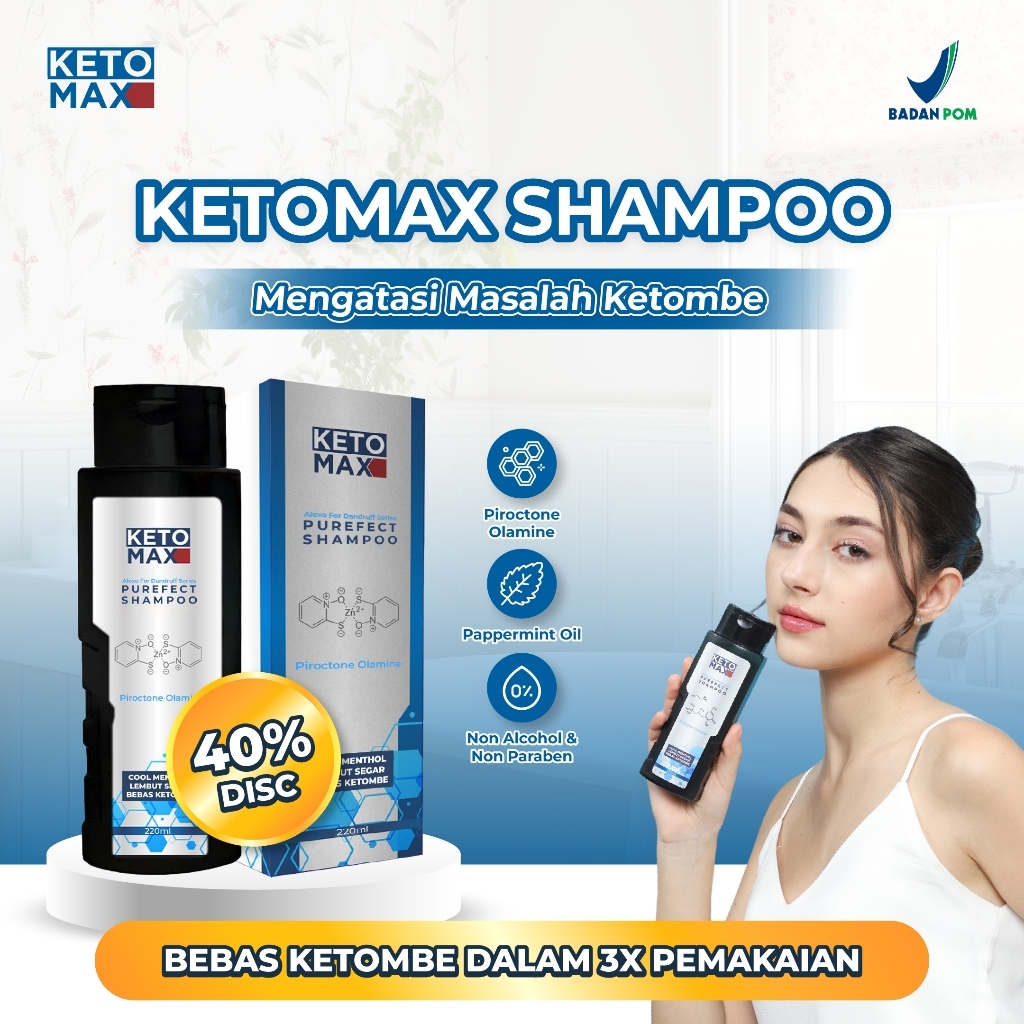 Jual KETOMAX SHAMPOO - Purefect Shampo Anti Dandruff Series Ampuh