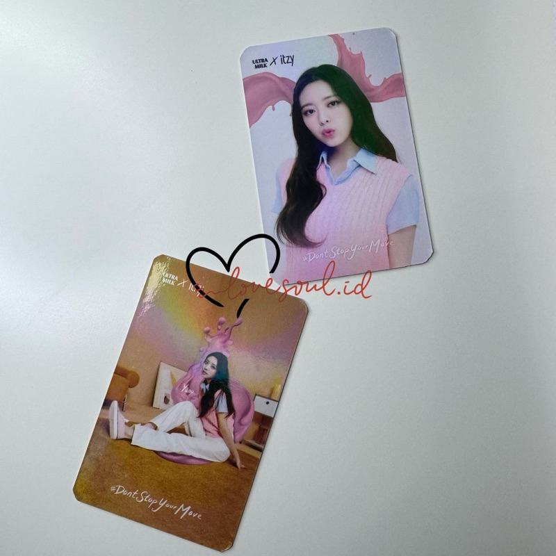 Jual Photocard Yuna Itzy X Ultra Milk Official Shopee Indonesia