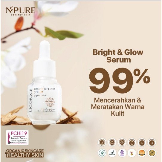 Jual [BPOM] NPURE Licorice Potion of Light Serum 20 ml Shopee Indonesia