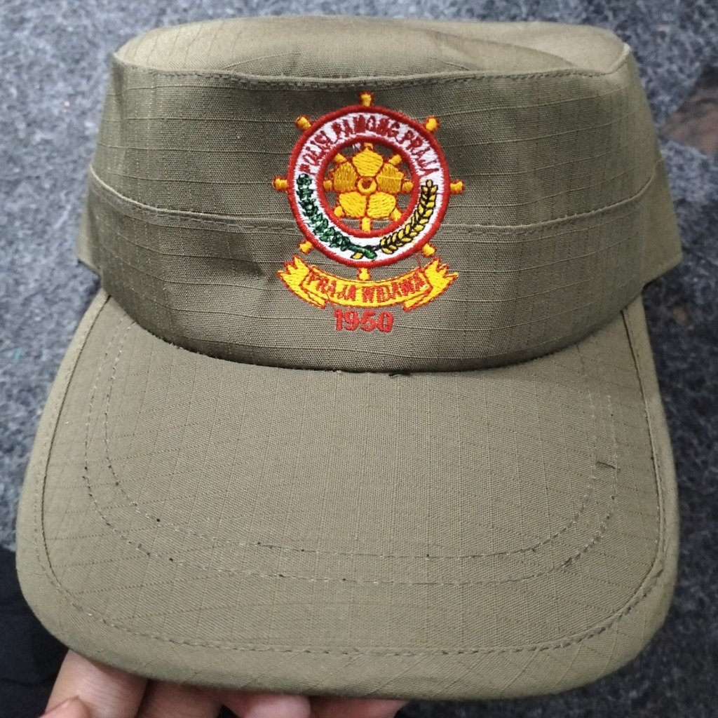 Jual Topi Satpol PP bahan Ripstop + Bordir Logo | Shopee Indonesia