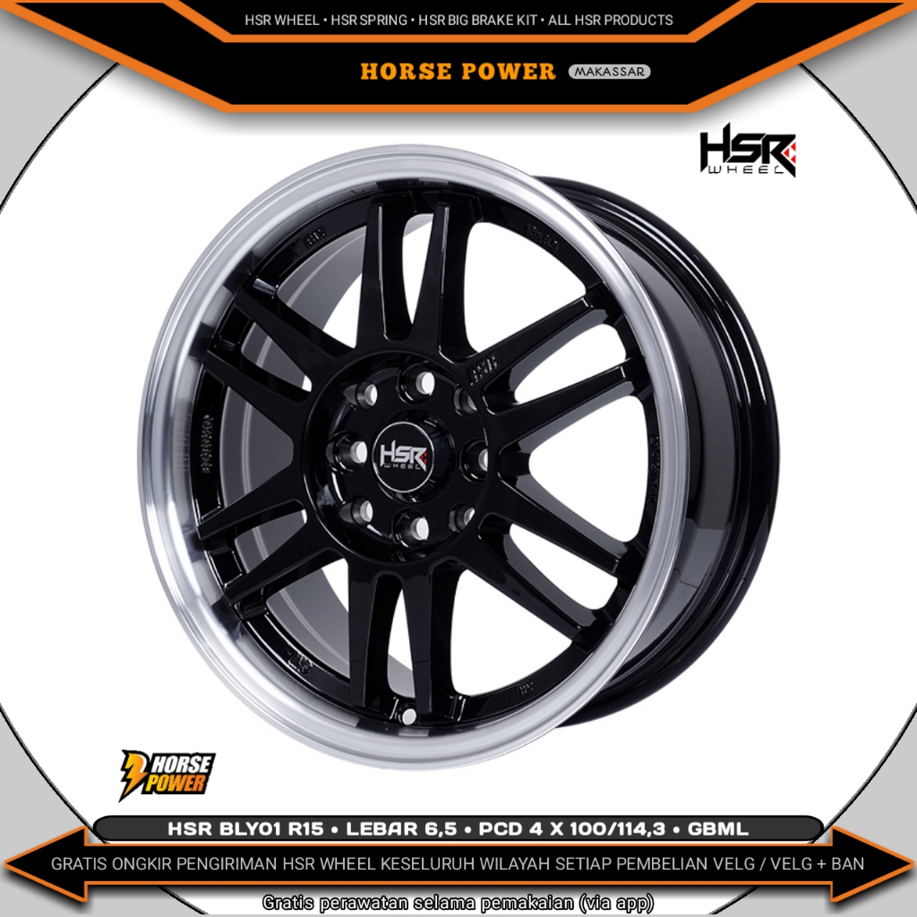 Jual Velg R15 • Mobil 4 Baut Roda • Pcd 4 x 100/114,3 • Hsr Boroko ...