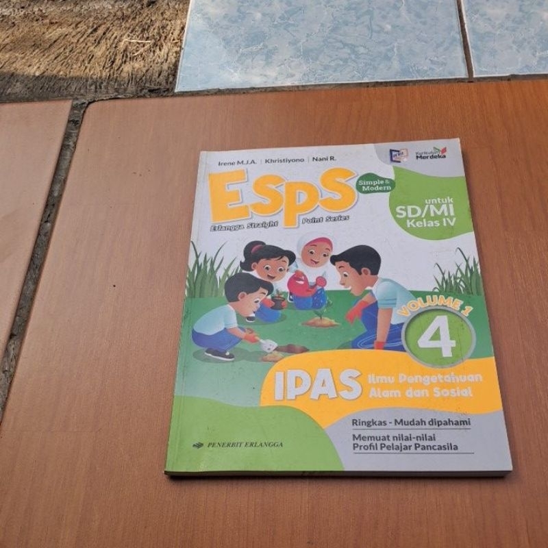 Jual Esps IPAS Ilmu pengetahuan Alam dan Sosial untuk SD kelas 4 Volume ...