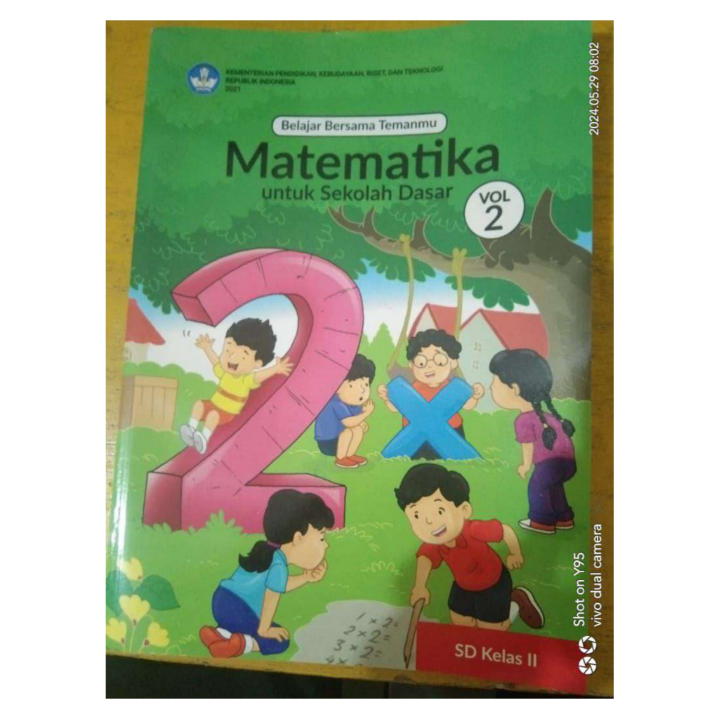 Jual Buku Matematika volume 2 Kelas 2 SD Kurikulum Merdeka | Shopee ...