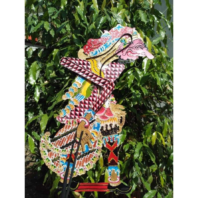 Jual Wayang Kulit Sapi ASLI Durna/Durno Alusan Ukuran Standar Dalang ...