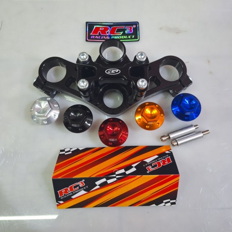 Jual Triple Clamp Segitiga Segi Tiga Atas RC3 Ninja 150 R SS 150R 150SS