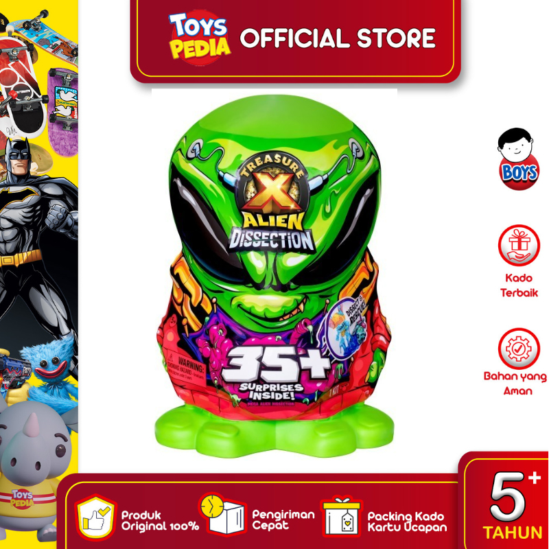 Jual Mainan Treasure X Dissection: Mega Alien Dissections | Shopee ...
