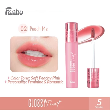 Fanbo Glossy Tint Dengan Sunflower Dan Chamomile Oil