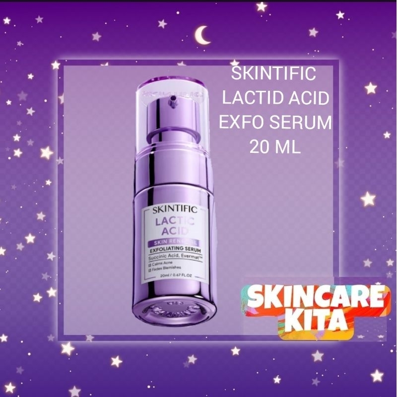 Jual Skintific Lactic Acid Skin Renewal Exfoliating Serum 20 ML