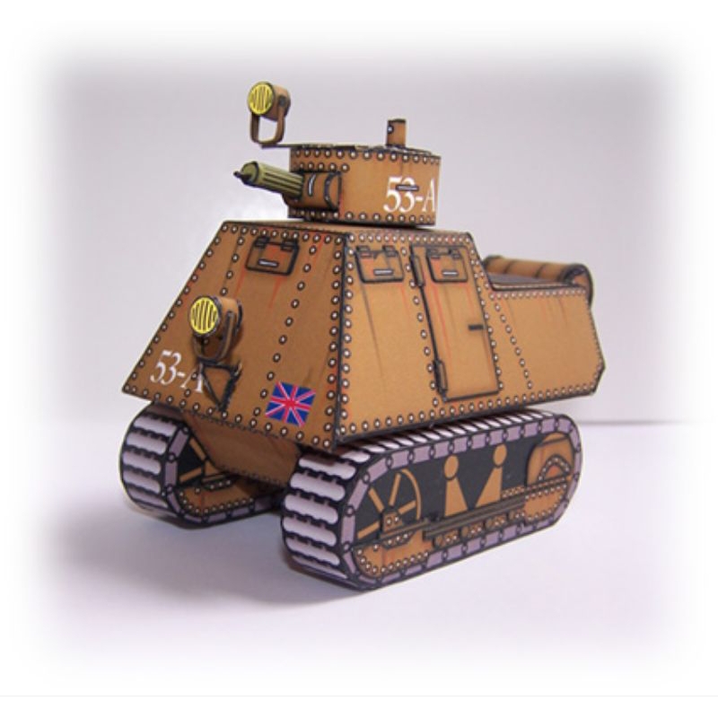 Jual Lembaran pola papercraft Tank uap clasic (PM-Ef1) | Shopee Indonesia